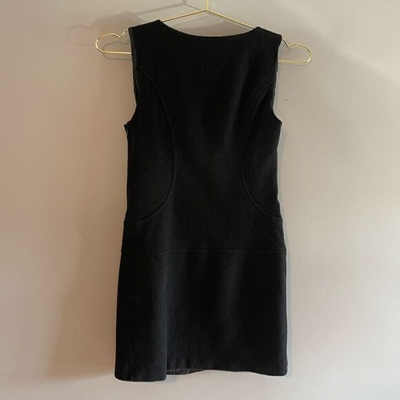 Stile Benetton Sleeveless Wool Mini Dress in Black | SZ XS - Picture 4 of 11